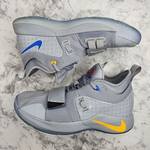 Nike PG 2.5 Playstation Wolf Grey (GS) Size 7Y BQ9677-001 Gently Used - Picture 3 of 10